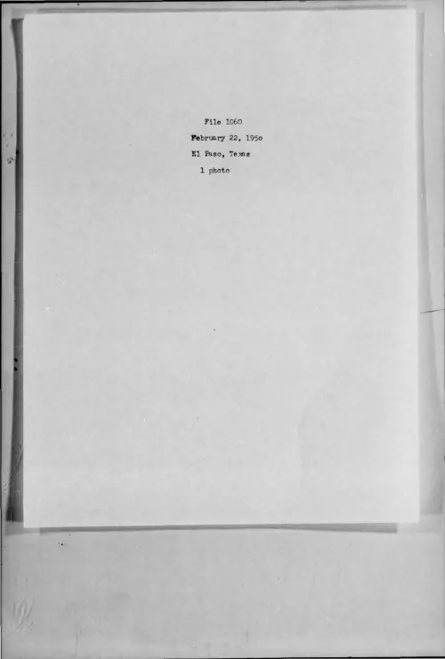 First page of 1950-02-7273493-ElPaso-Texas-1060-