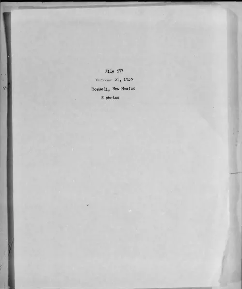 First page of 1949-10-7273183-Roswell-NewMexico-577-