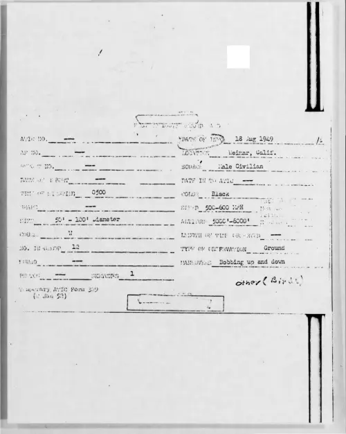 First page of 1949-08-6312629-Weimar-Calif