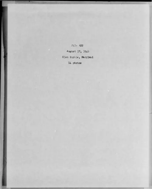 First page of 1949-08-7273144-GlenBurnie-Maryland-522-