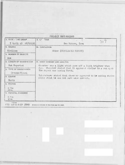 First page of 1949-04-6793236-DesMoines-Iowa-317-