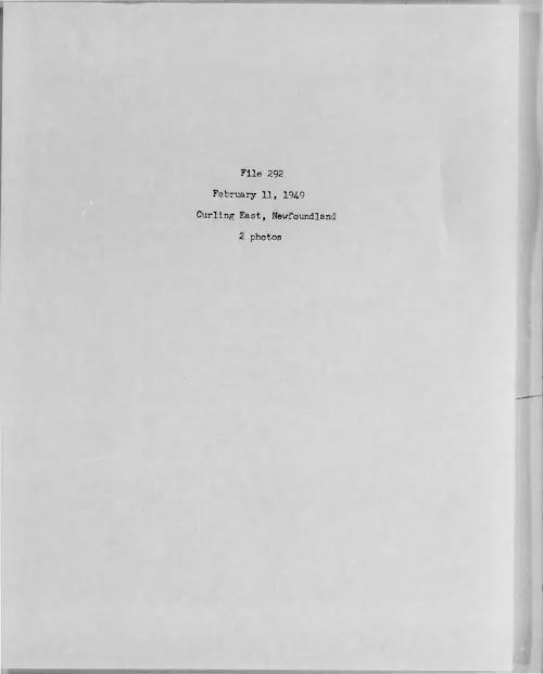 First page of 1949-02-7272962-CurlingEast-Newfoundland-292-