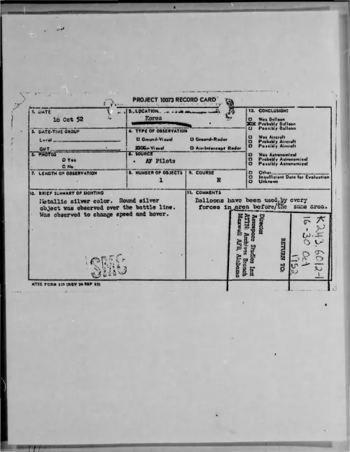 First page of 1952-10-9169188-Korea