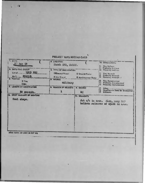 First page of 1952-08-6382669-MarchAFB-Calif