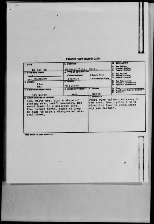 First page of 1958.07 - 8852190 - Midwest City, Okla