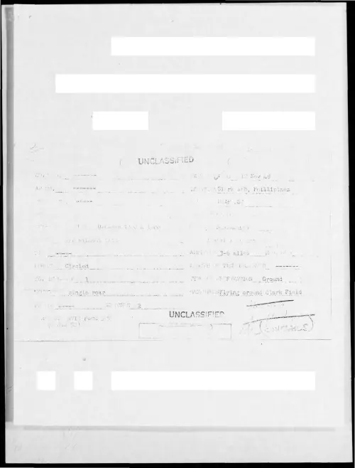 First page of 1948-11-6387639-ClarkAFB-Phillipines-[ILLEGIBLE]-