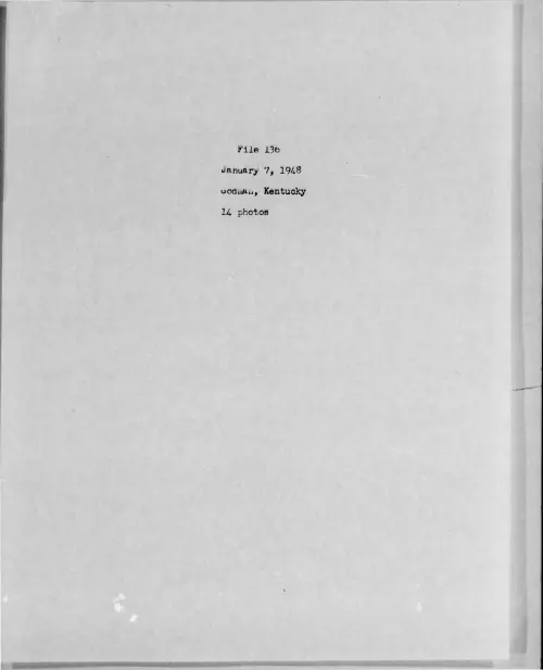First page of 1948-01-7272838-Godman-Kentucky-136-