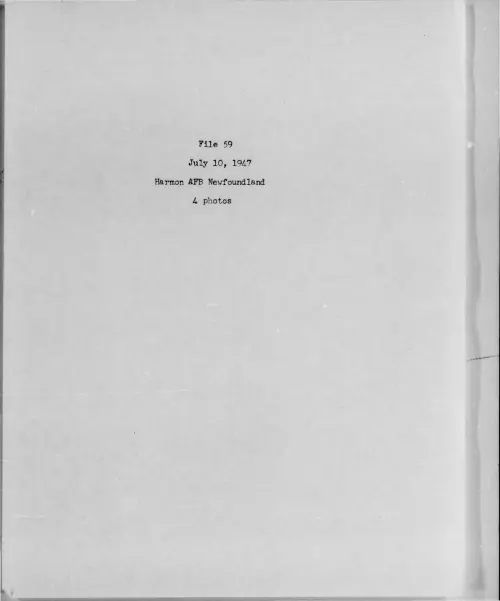 First page of xxxx-07-7272766-HarmonAFBNewfoundland-59-