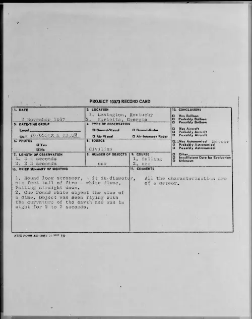 First page of 1957.11 - 6782412 - Lexington, Kentucky