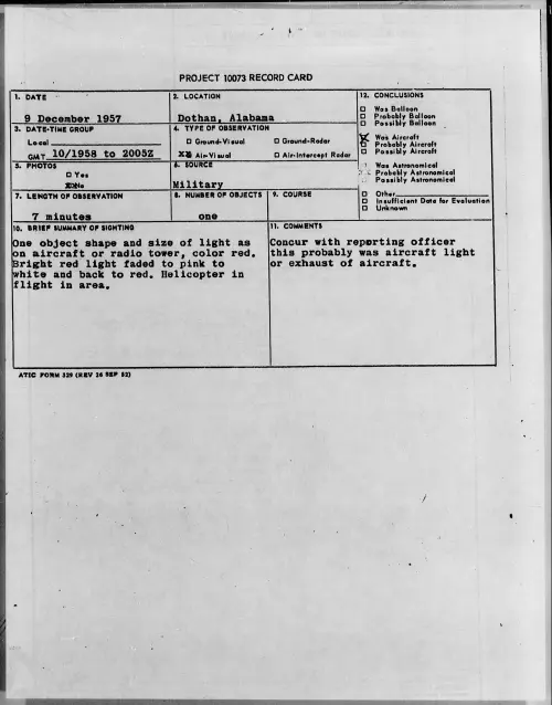 First page of 1957.12 - 6969650 - Dothan, Alabama