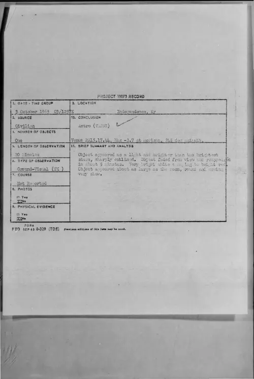 First page of 1965-10-8690978-Independence-Ky