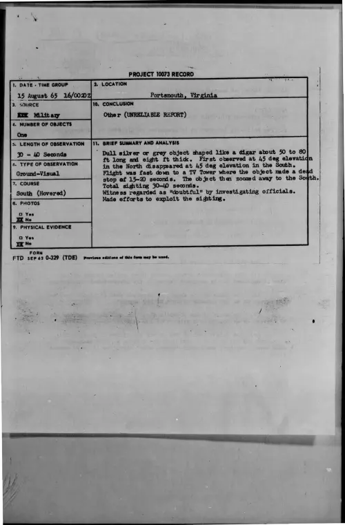 First page of 1965-08-7476161-Portsmouth-Virginia