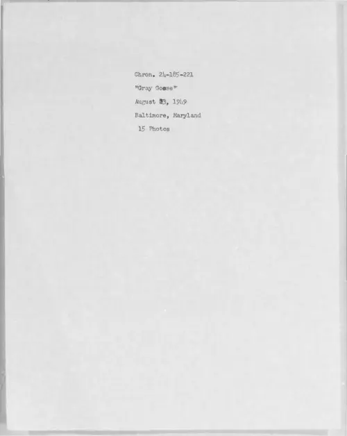 First page of 1949-08-6982208-Baltimore-Maryland