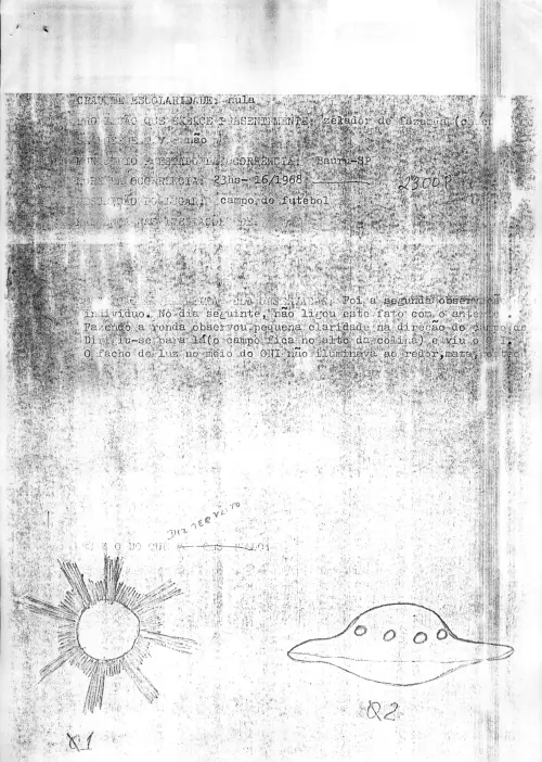 First page of BrazilianUFOFiles - 1968 Envelope 06 Conteúdo 1968 ENVELOPE 06 CONTEUDO