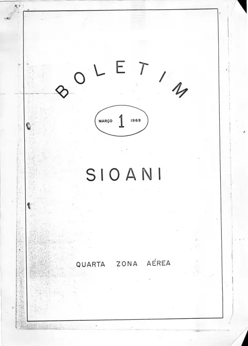 First page of BrazilianUFOFiles - 1969 Boletim SIOANI Conteúdo 1969 BOLETIM SIOANI CONTEUDO