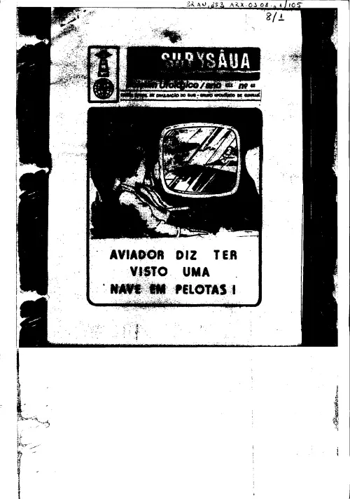 First page of BrazilianUFOFiles - BR AN BSB ARX 003 008
