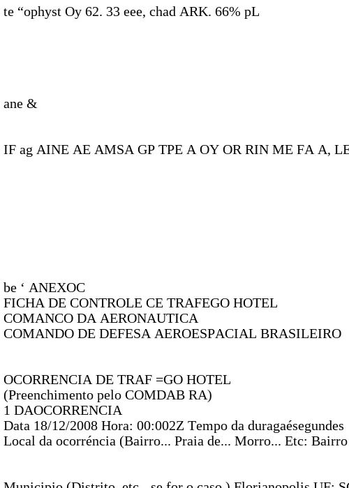 First page of BrazilianUFOFiles - BR AN BSB ARX 667 BR AN BSB ARX 667 djvu