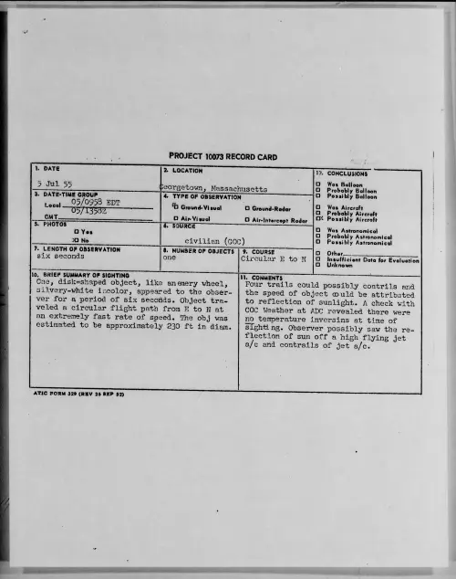 First page of 1955.07 - 6968198 - Georgetown, Massachusetts
