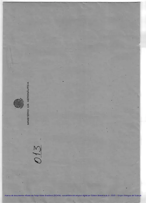 First page of BrazilianUFOFiles - CASO SIOANI 13 Caso SIOANI 013
