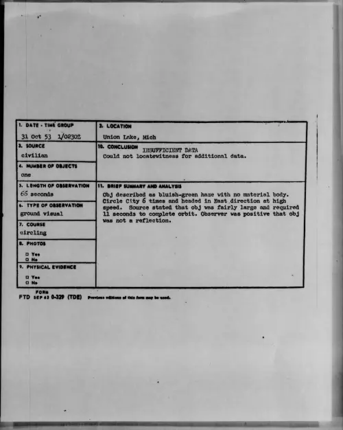 First page of 1953.10 - 6982170 - Union Lake, Mich