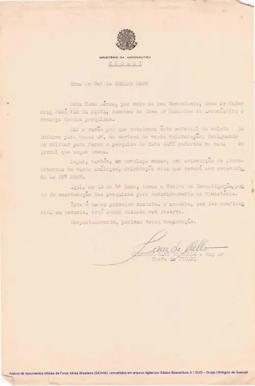 First page of BrazilianUFOFiles - CASO SIOANI 30 Colorido ORIGINAL Caso SIOANI 030 Colorido ORIGINAL