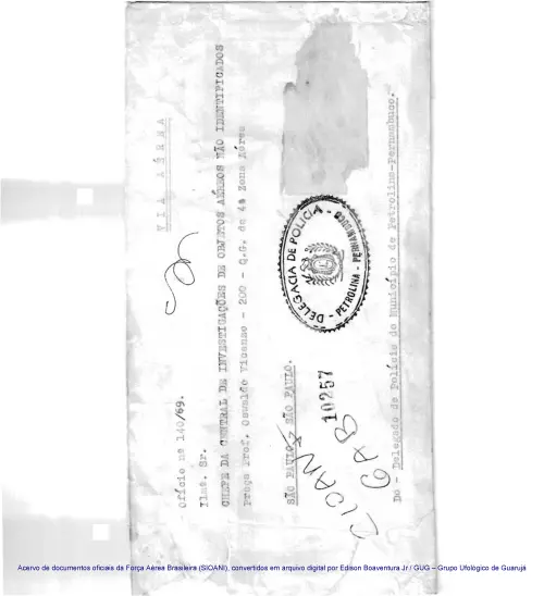 First page of BrazilianUFOFiles - CASO SIOANI 73 em Preto e Branco Caso SIOANI 073