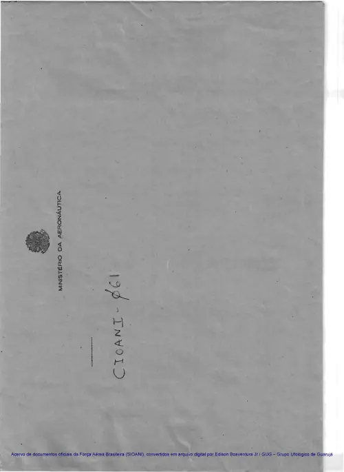 First page of BrazilianUFOFiles - CASO SIOANI 61 Caso SIOANI 061