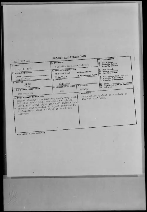 First page of 1960.04 - 7811588 - Vicinity Hawaiian Islands