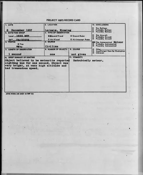 First page of 1957.12 - 6969418 - Laramie, Wyoming