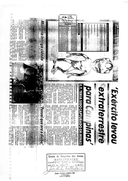 First page of BrazilianUFOFiles - varginha IPM 03 IPM 03