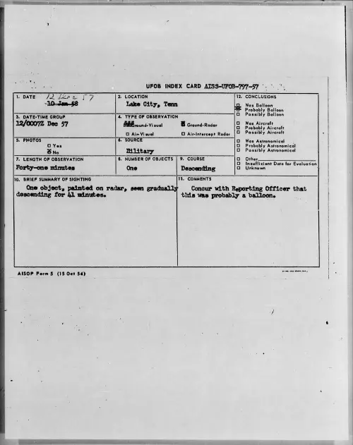 First page of 1957.12 - 6969995 - Lake City, Tenn