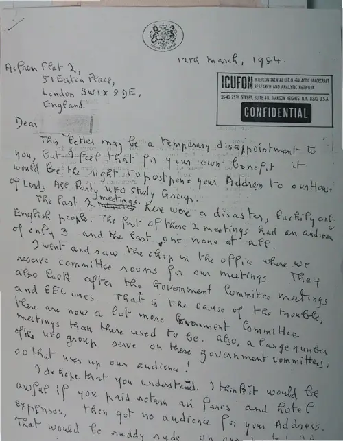 First page of Wilbert Smith Archives Files Box 1130 21 1130-21-p221