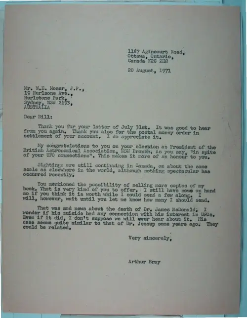 First page of Wilbert Smith Archives Files Box 1131 04 1131-04-p018