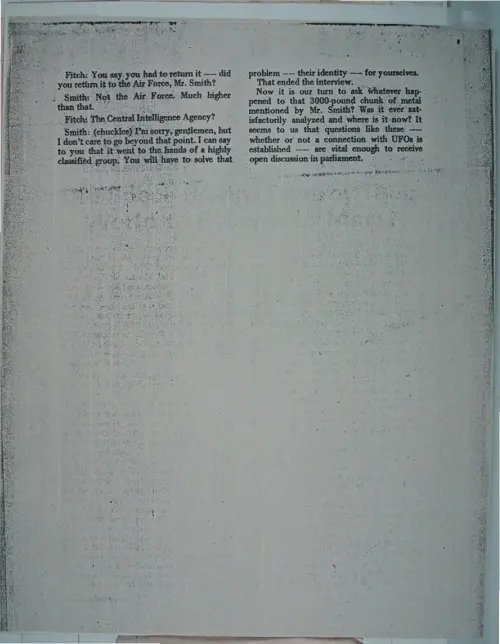 First page of Wilbert Smith Archives Files Box 1131 19 1131-19-p179