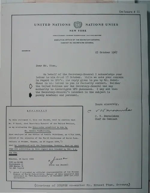 First page of Wilbert Smith Archives Files Box 1130 21 1130-21-p172