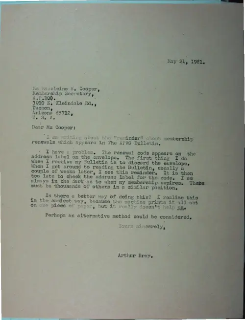 First page of Wilbert Smith Archives Files Box 1130 05 1130-05-p013