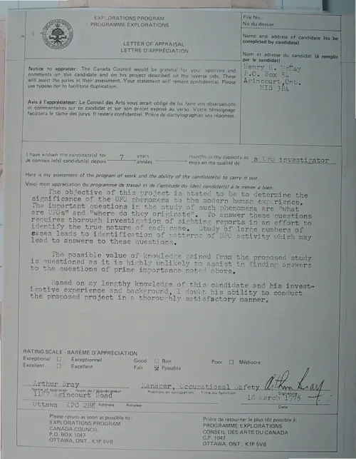 First page of Wilbert Smith Archives Files Box 1131 01 1131-01-p023