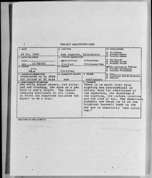 First page of 1956.05 - 6785923 - Los Angeles, California
