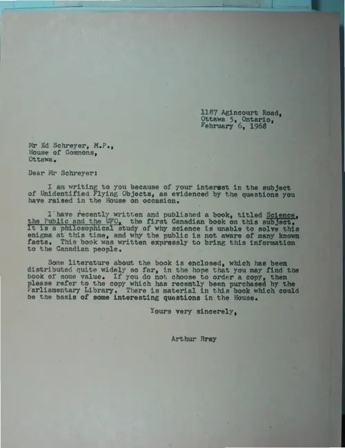 First page of Wilbert Smith Archives Files Box 1130 19 1130-19-p019