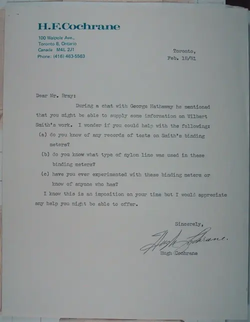 First page of Wilbert Smith Archives Files Box 1131 10 1131-10-p026