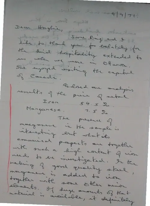 First page of Wilbert Smith Archives Files Box 1131 19 1131-19-p078