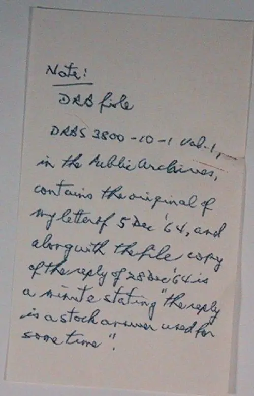 First page of Wilbert Smith Archives Files Box 1130 18 1130-18-p118