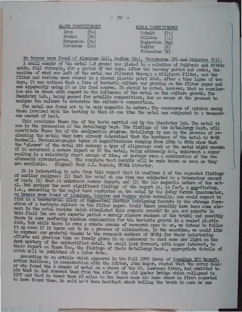 First page of Wilbert Smith Archives Files Box 1131 19 1131-19-p088