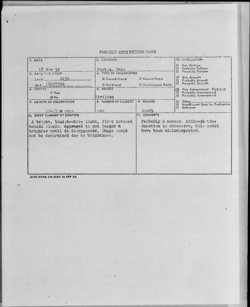 First page of 1959.11 - 6965740 - Dayton, Ohio