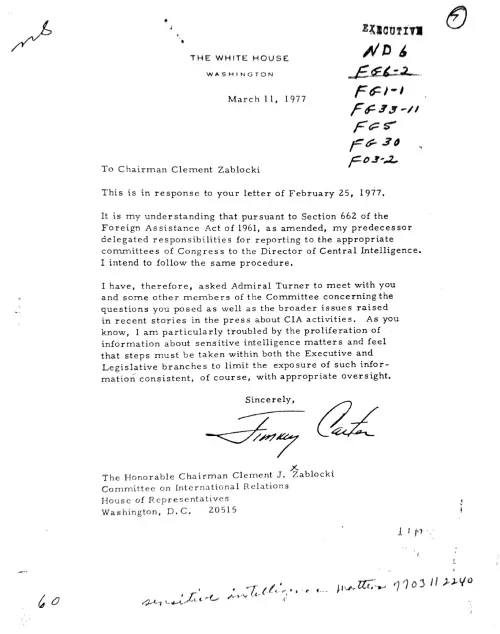 First page of Jimmy Carter Carter General 4
