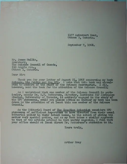 First page of Wilbert Smith Archives Files Box 1130 18 1130-18-p092