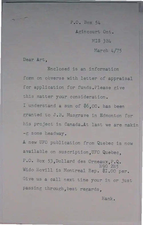 First page of Wilbert Smith Archives Files Box 1131 01 1131-01-p021