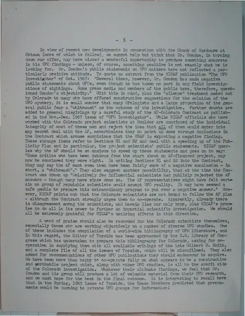 First page of Wilbert Smith Archives Files Box 1131 19 1131-19-p185