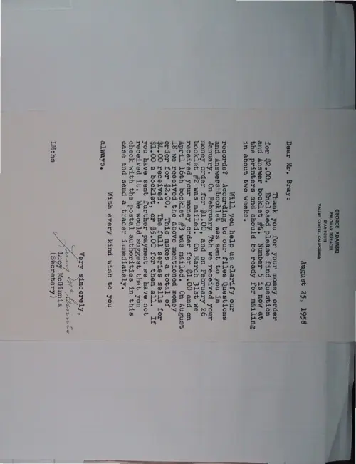 First page of Wilbert Smith Archives Files Box 1130 04 1130-04-p075