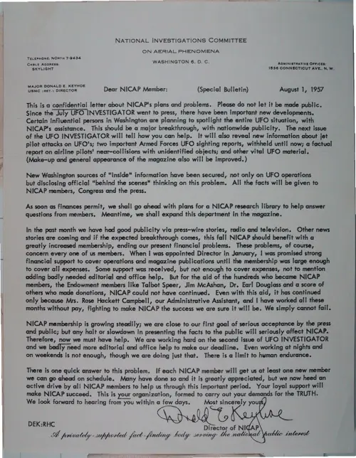 First page of Wilbert Smith Archives Files Box 1131 08 1131-08-p039